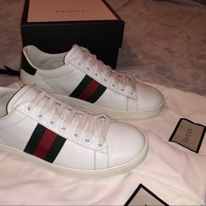 Gucci Ace Leather Sneaker